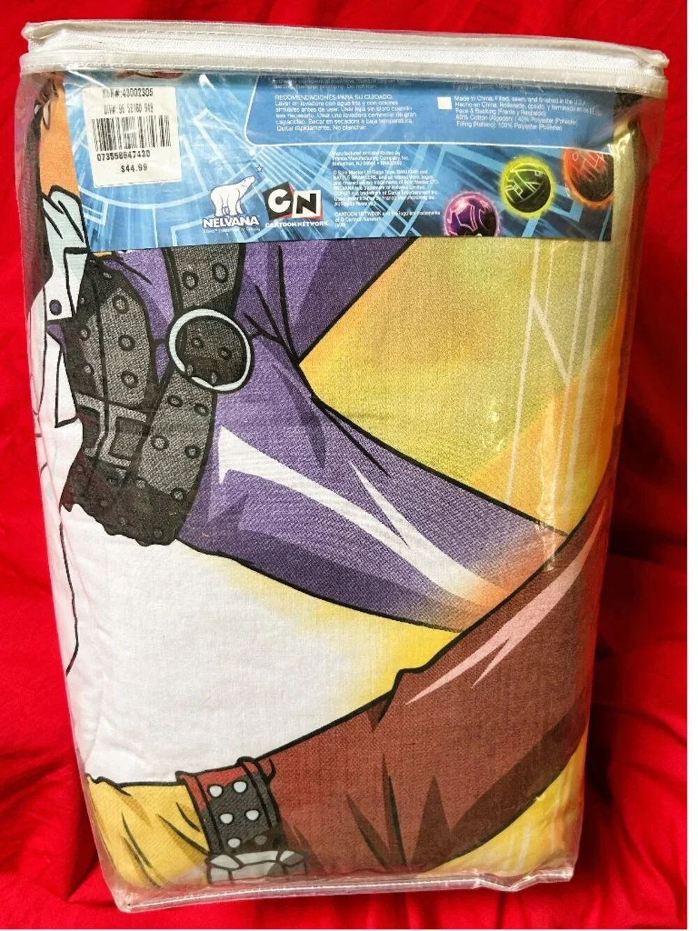 NEW~FULL sz~Reversible Comforter Sheet Set~Rare BAKUGAN Anime Battle Brawer~5pc